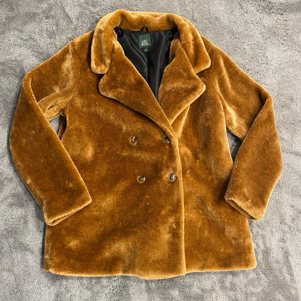Faux Fur Jacket size L
